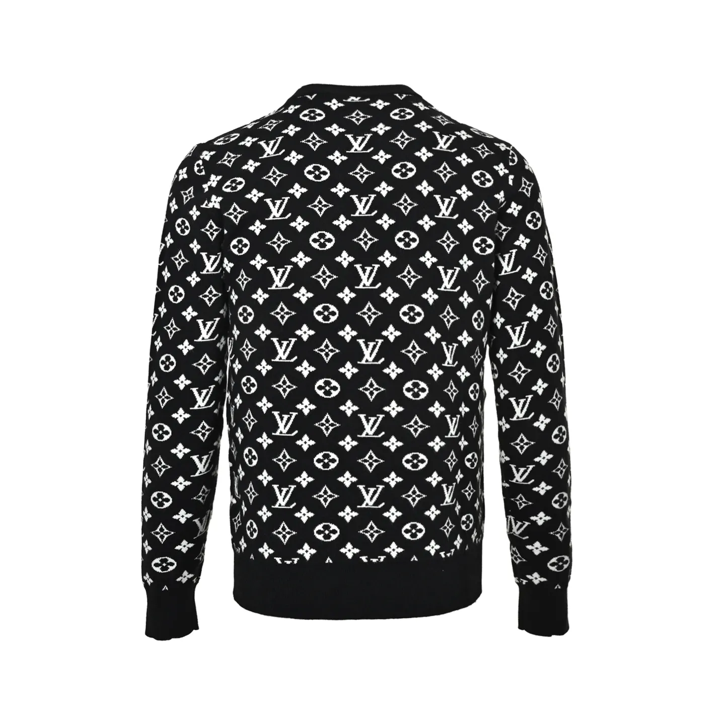 Louis Vuitton/Louis Vuitton all-over printed jacquard sweater